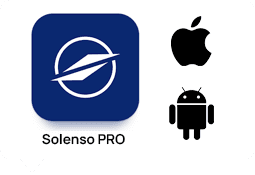 Écran de gestion des installations Solenso Pro