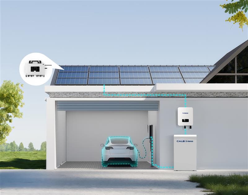 Installation Solenso dans un garage