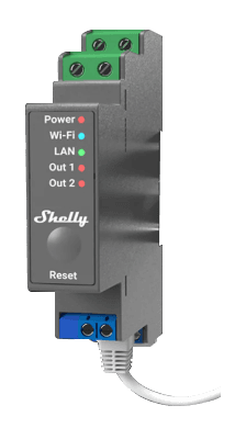 Module Shelly Pro 2 piloté par l’EMS Solenso