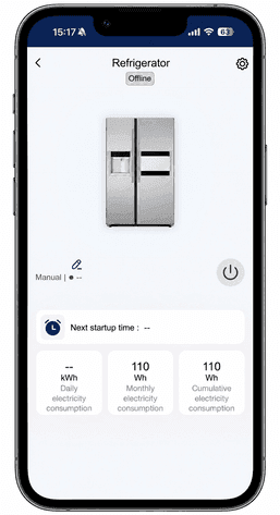Écran 1 de l’application Solenso EMS