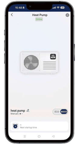 Écran 2 de l’application Solenso EMS